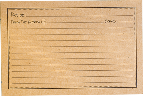 Recipe Card