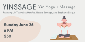 yinassage and massage Soul Society Yoga Studio