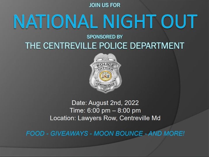National Night Out 2022 Centreville