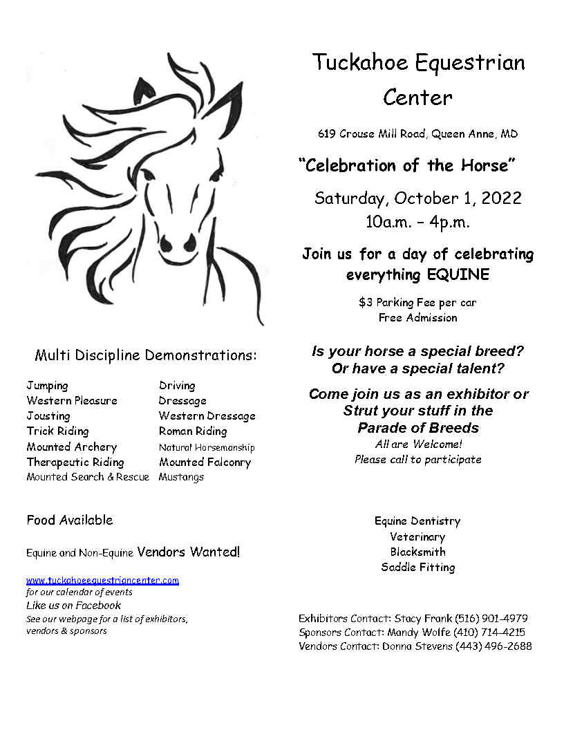 Tuckahoe Equestrian event 10012022