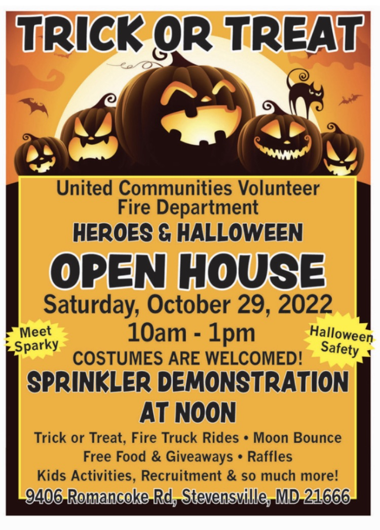 Heroes and Halloween Open House