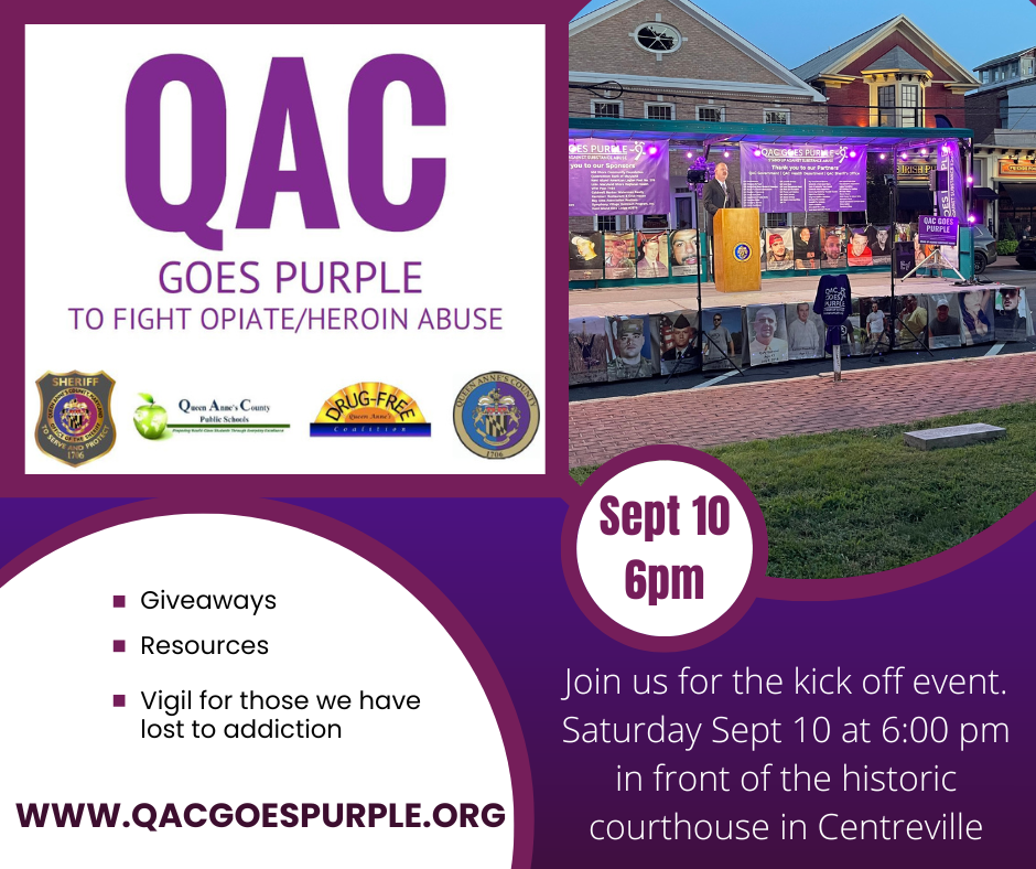 QAC Goes Purple Opiod Awareness
