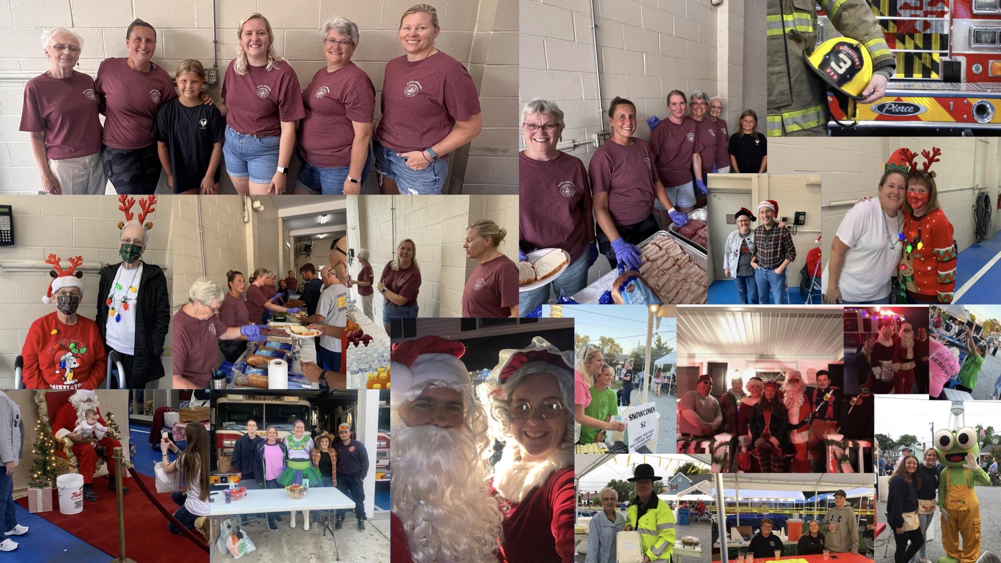 Cookie walk with Santa QVFD Auxiliary