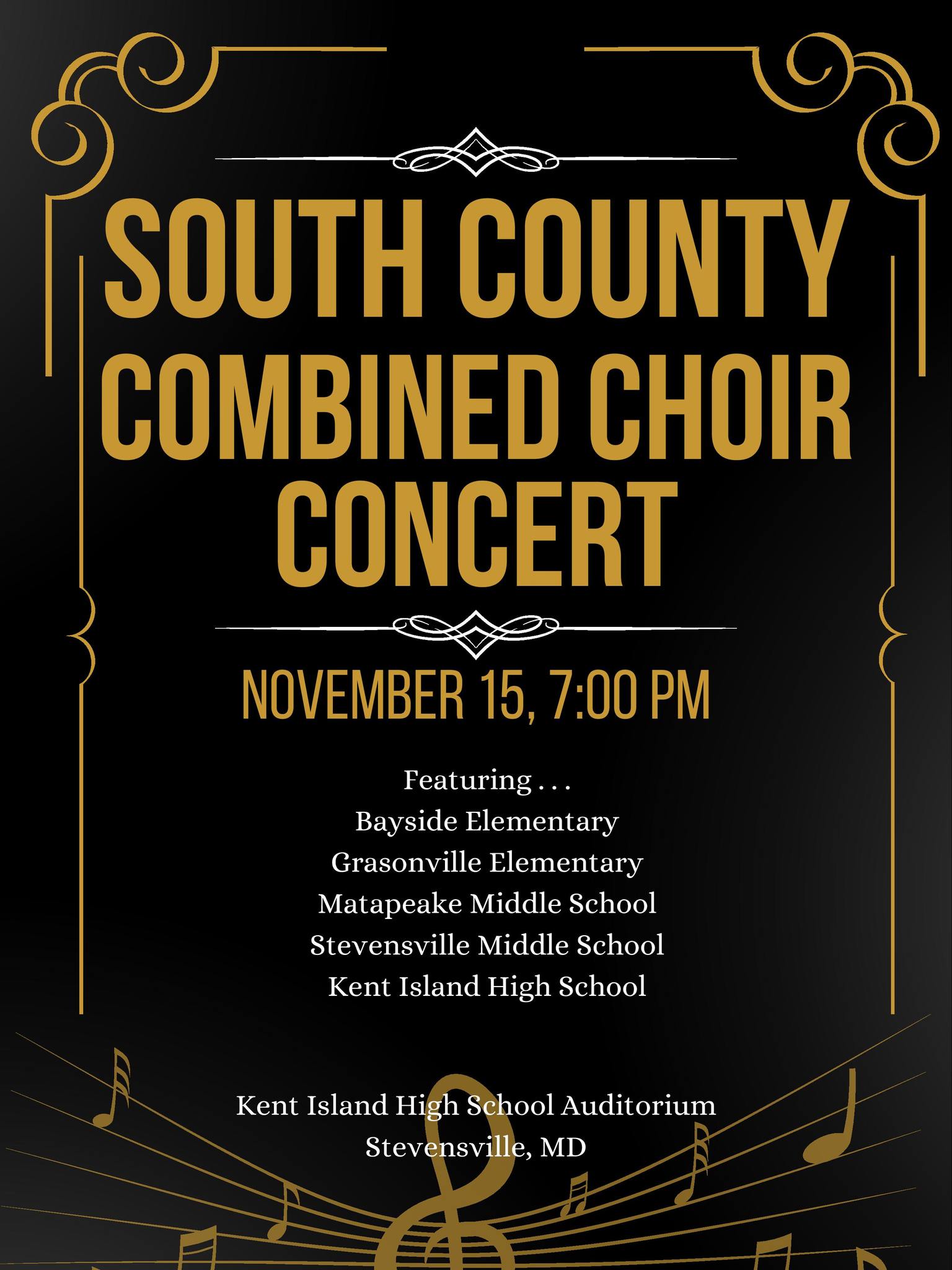 South Count Combined choir concert 2022