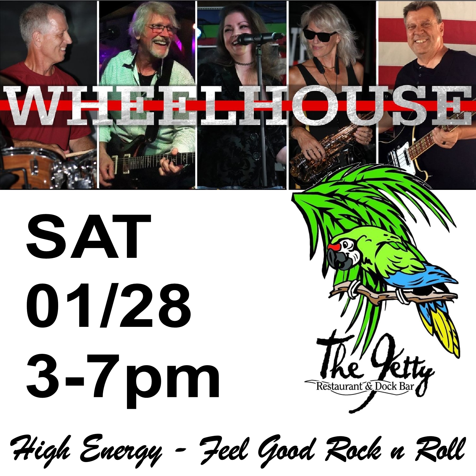 Wheelhouse band at the Jetty Dock Bar