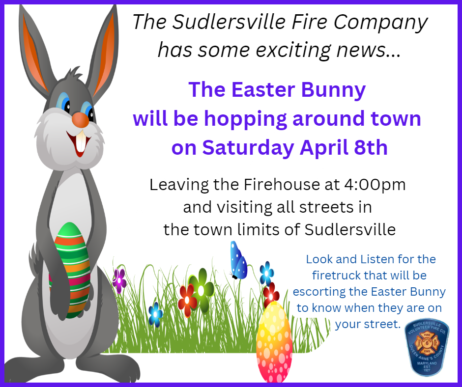 Easter Bunny - Sudlersville Fire Company