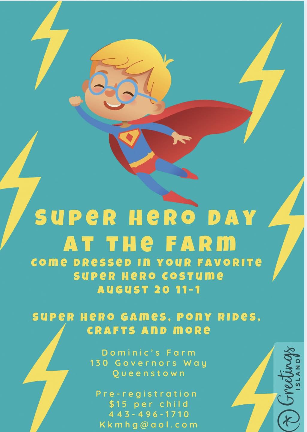 Dominic's Farm - Super Hero Day at the Farm