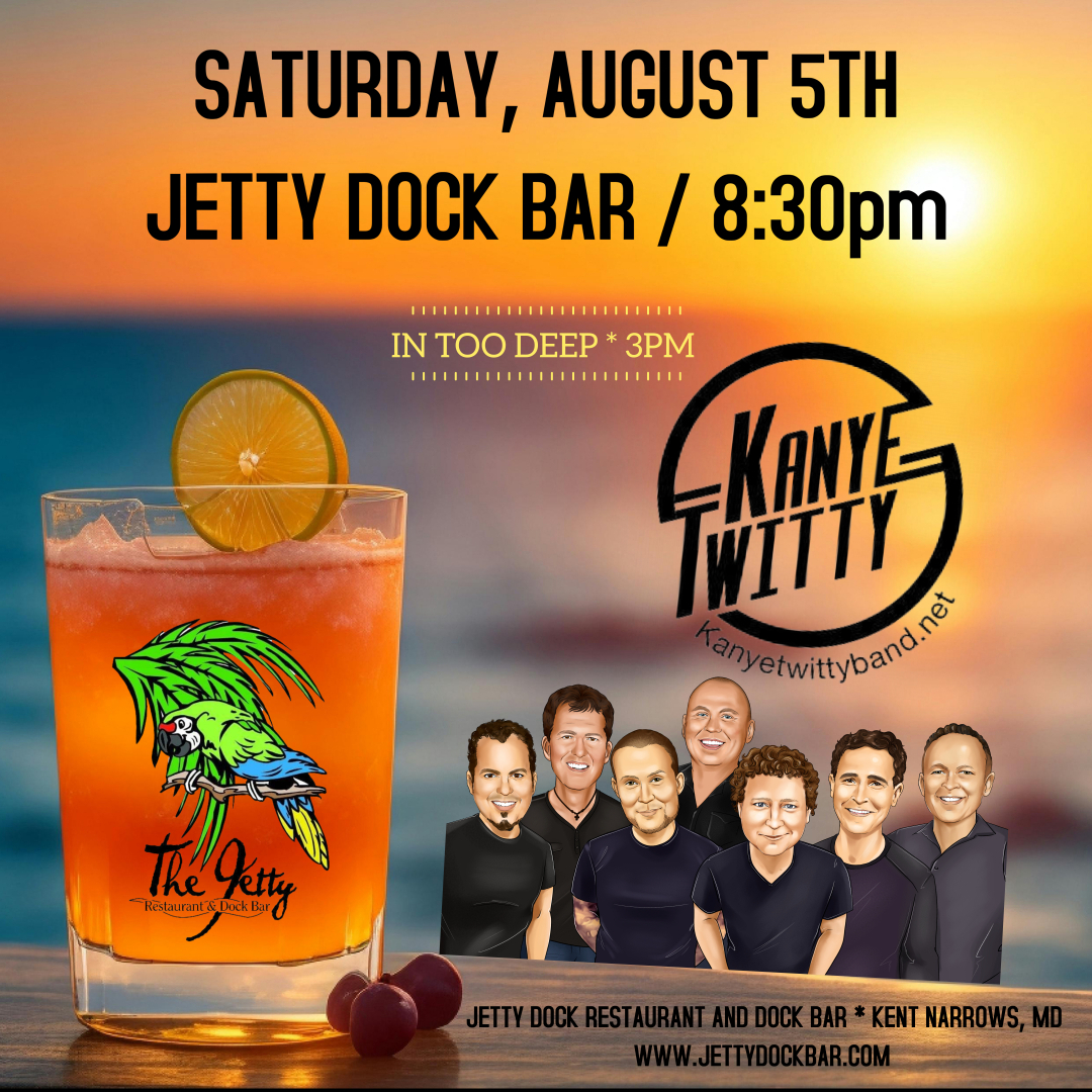 Jetty dock bar in too deep band august 2023
