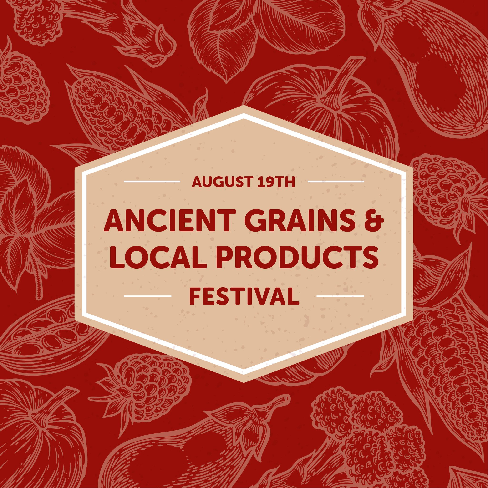 Ancient grains local products festival