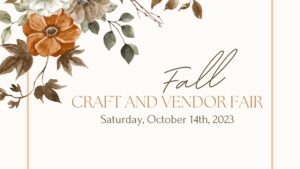 Fall Craft and vendor event