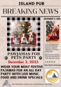 Pawjamas for pets party