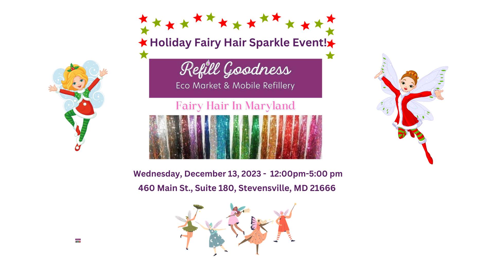 Holiday Fairy Hair Sparkle Event - Refill Goodness