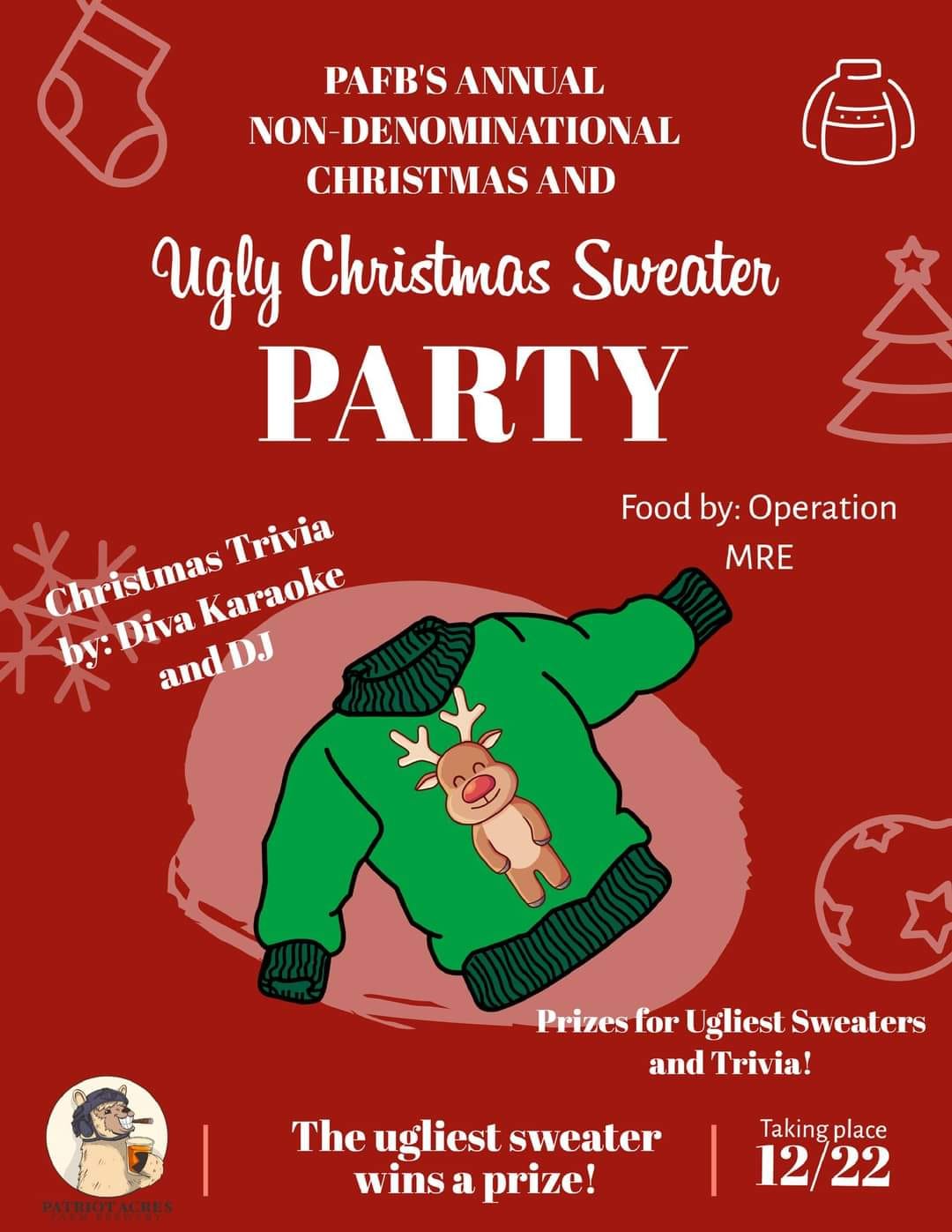 Ugly Christmas Sweater PArty