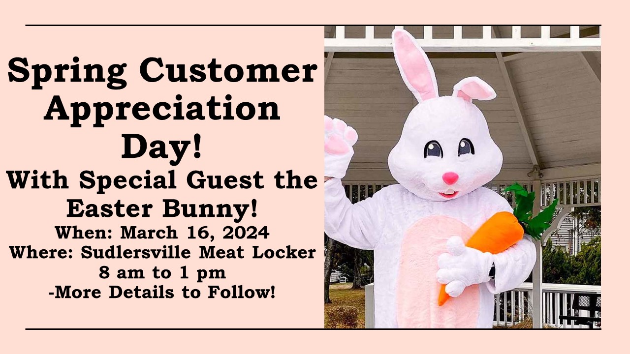 Customer Appreciation Day - Easter Bunny Visit