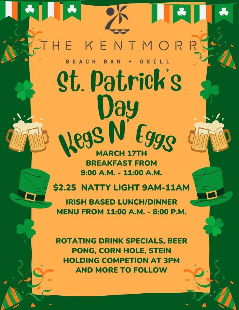St Patrick's Day Kentmorr Beach Bar and Grill